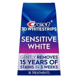 Crest 3D WhiteStrips teeth whitening treatment