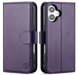 Box Castle iPhone 17 Genuine Leather Case Wallet with Card Holder