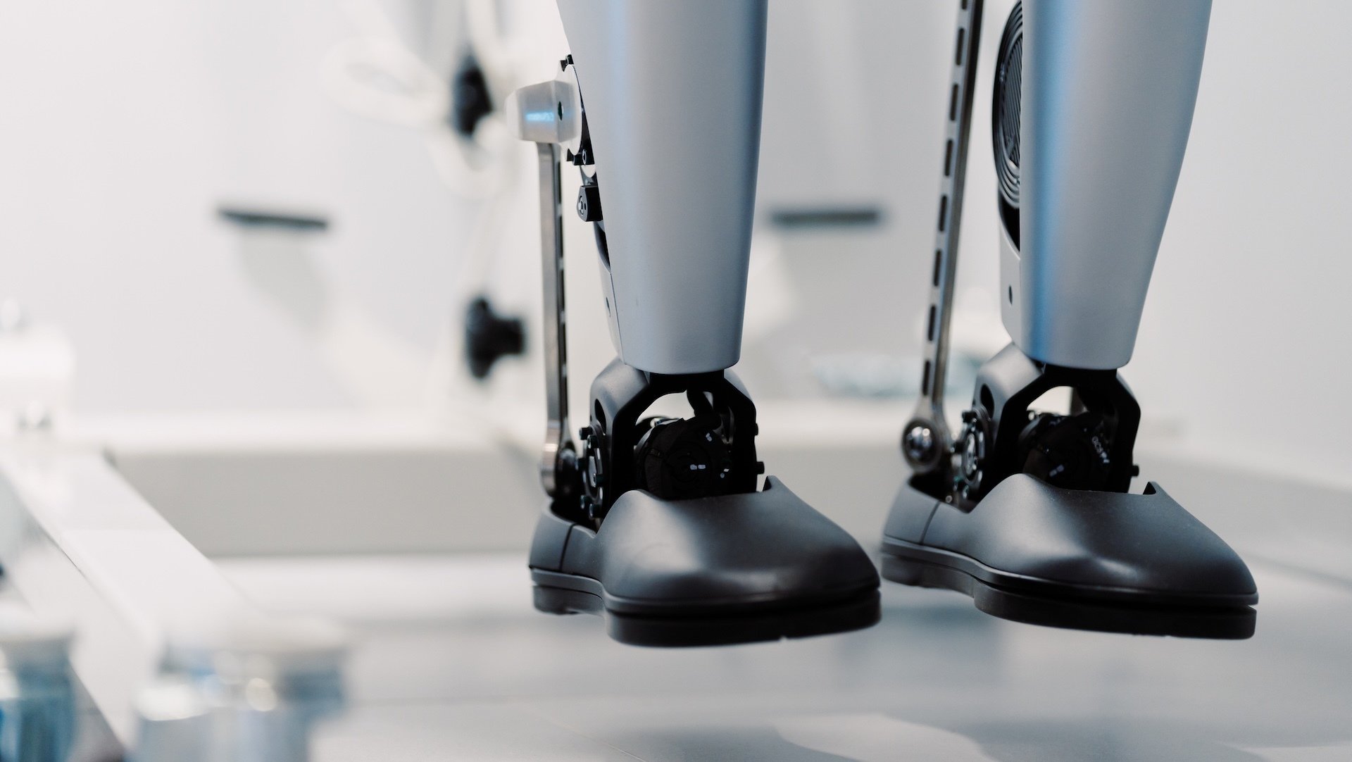 Generic image of a robot's feet.