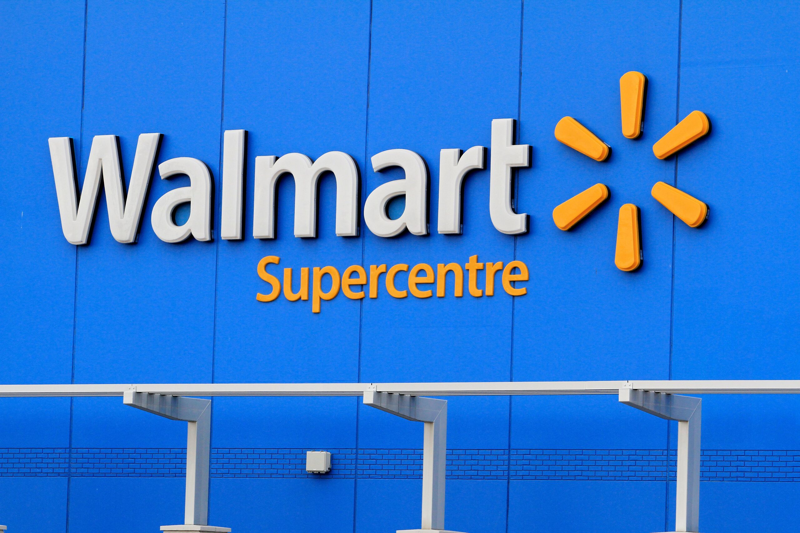 Signage for a Walmart Supercentre store