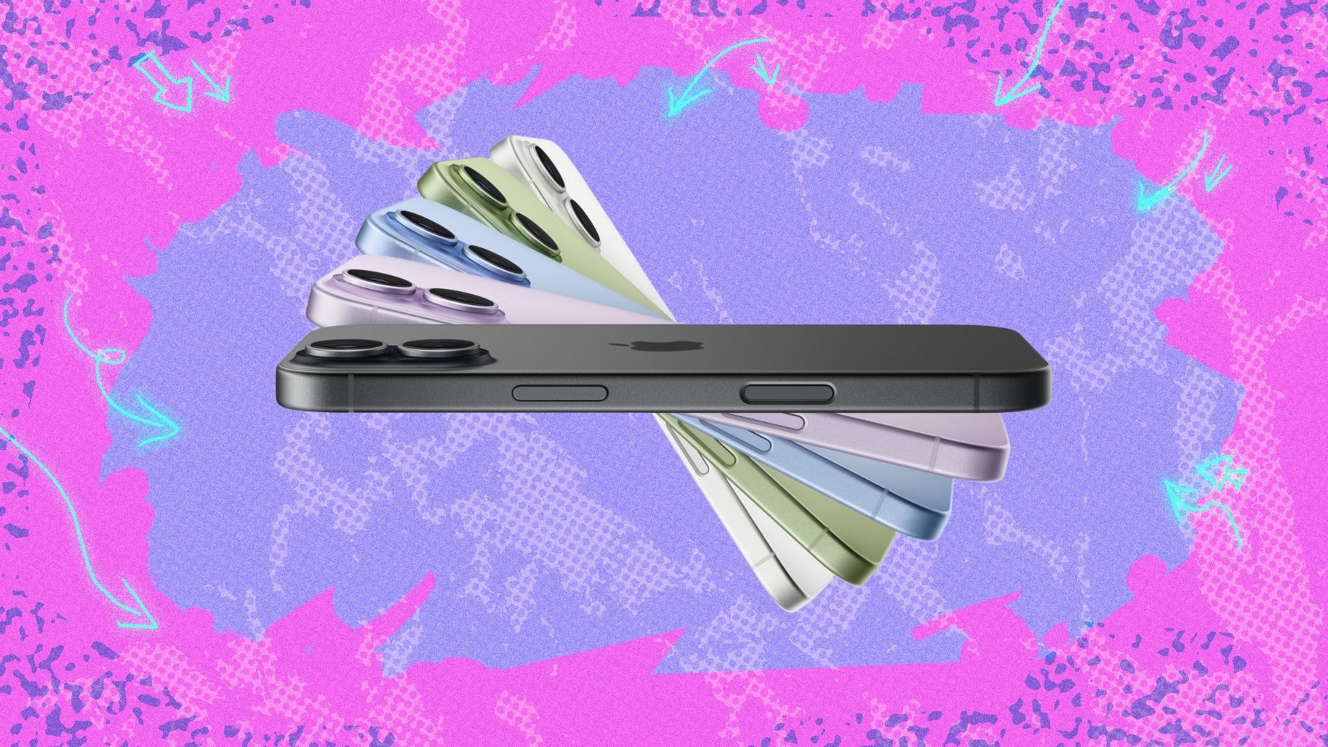 Apple iPhones spinning