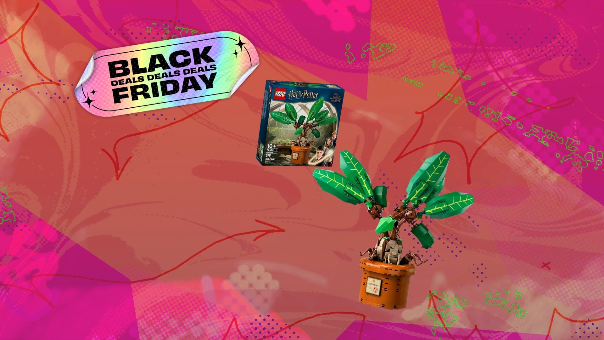  Lego Harry Potter Mandrake Figure