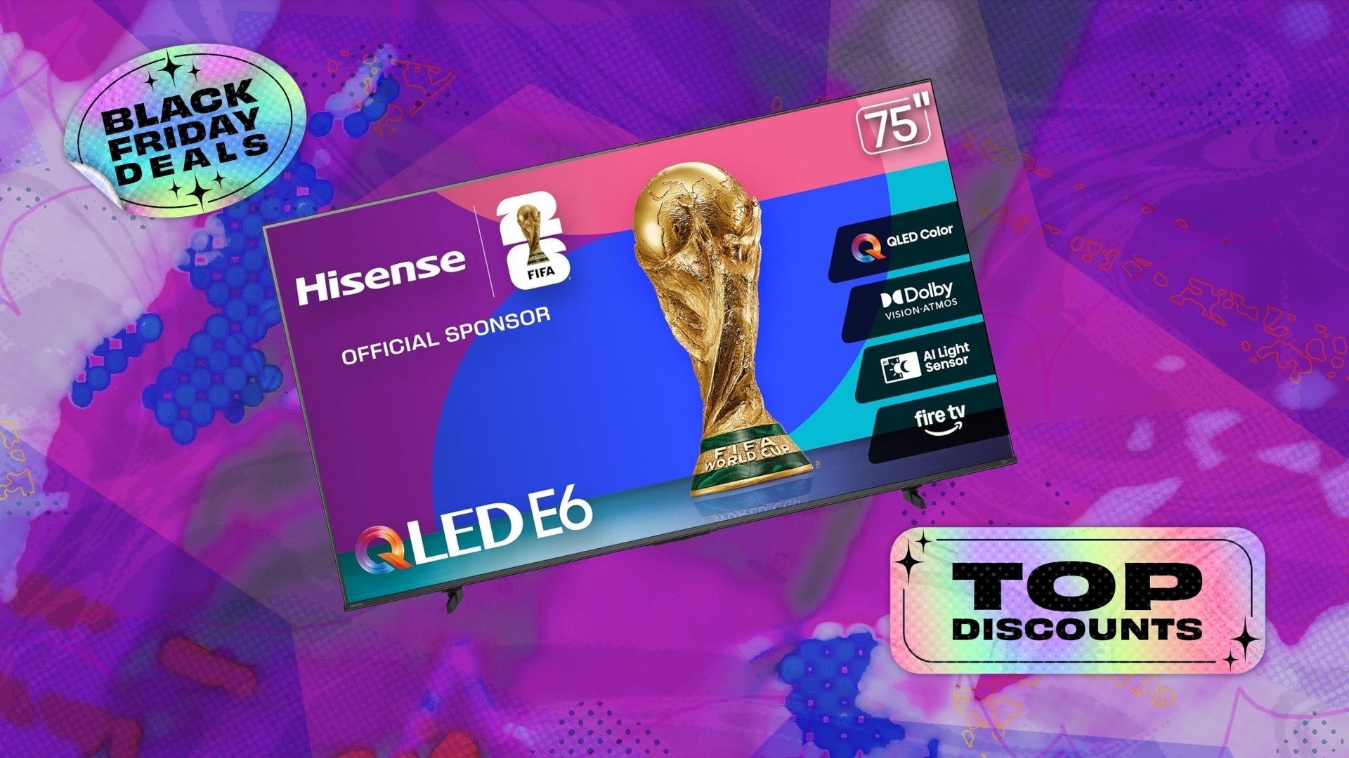 Hisense 75-Inch E6 Cinema Series QLED TV