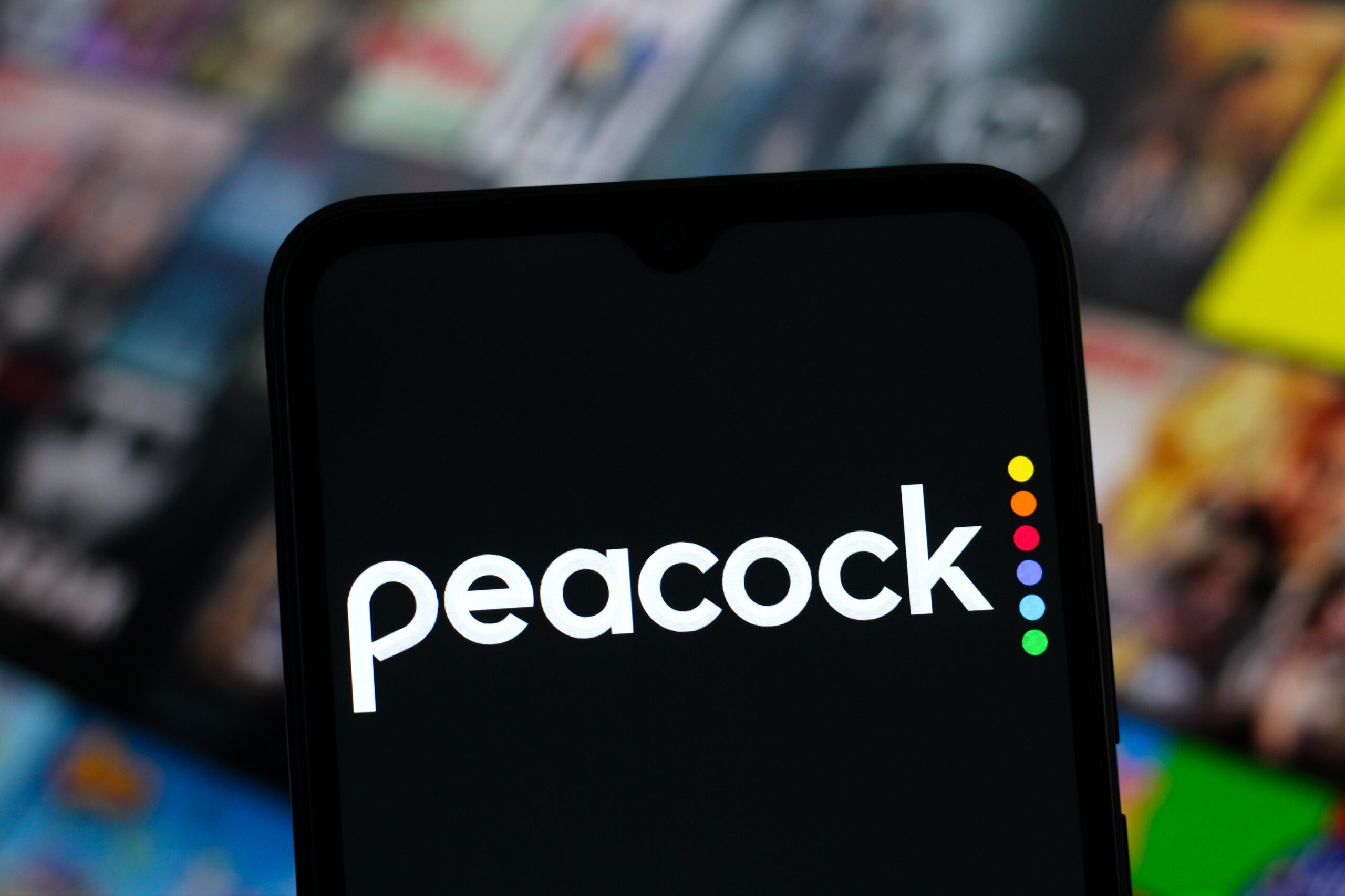 The Peacock logo