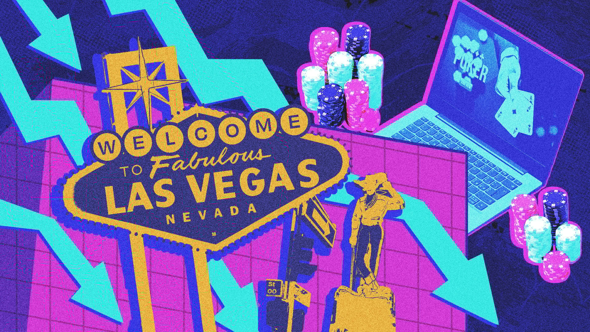 Las Vegas is evolving with legalized online gambling.