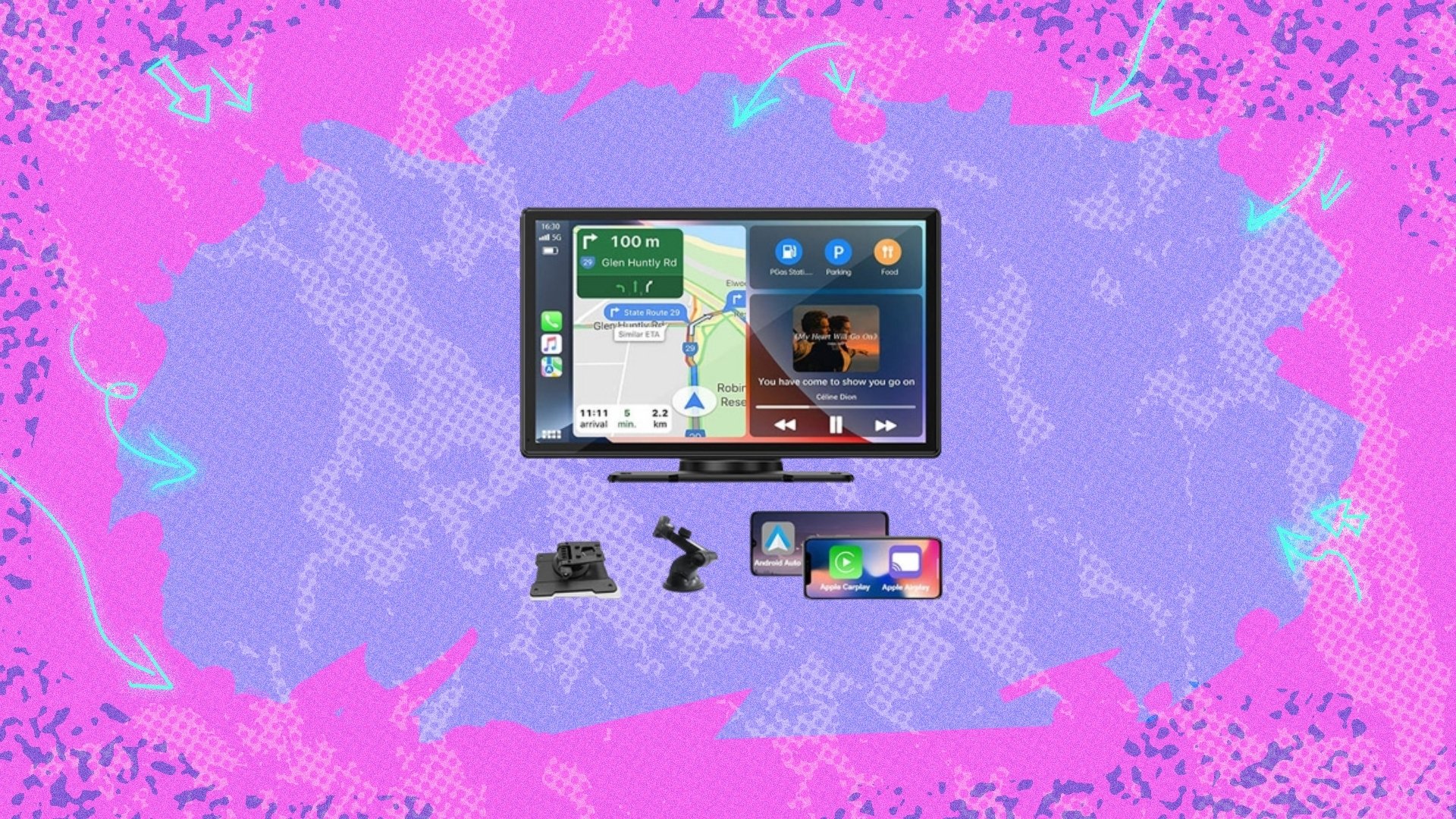 wireless car display