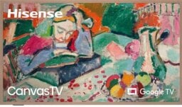 Hisense - 65" Class S7 Series CanvasTV 4K QLED TV with Hi-Matte Display and UltraSlim Wall Mount (2024)