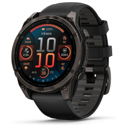 Garmin Fenix 8 on white background