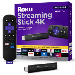 A Roku Streaming Stick 4K