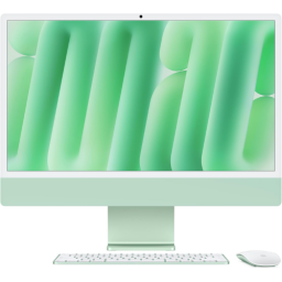 a green m4 apple imac