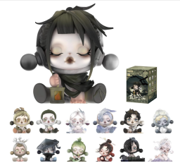 Pop Mart Skullpanda figurines and box