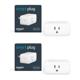two Amazon smart plugs