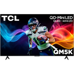 the TCL 65-inch QM5K Series 4K QD-Mini LED TV