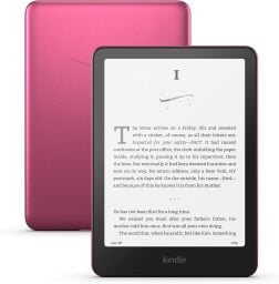 Kindle Paperwhite Signature Edition in pink
