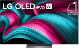 LG 65-inch C5 Series OLED Evo AI 4K Smart TV (2025)