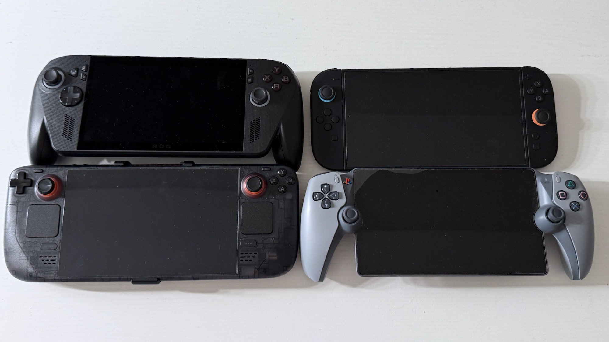 ROG Xbox Ally X, Nintendo Switch 2, Playstation Portal, Steam Deck