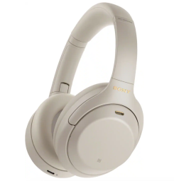 Sony WH-1000XM4 headphones in silver