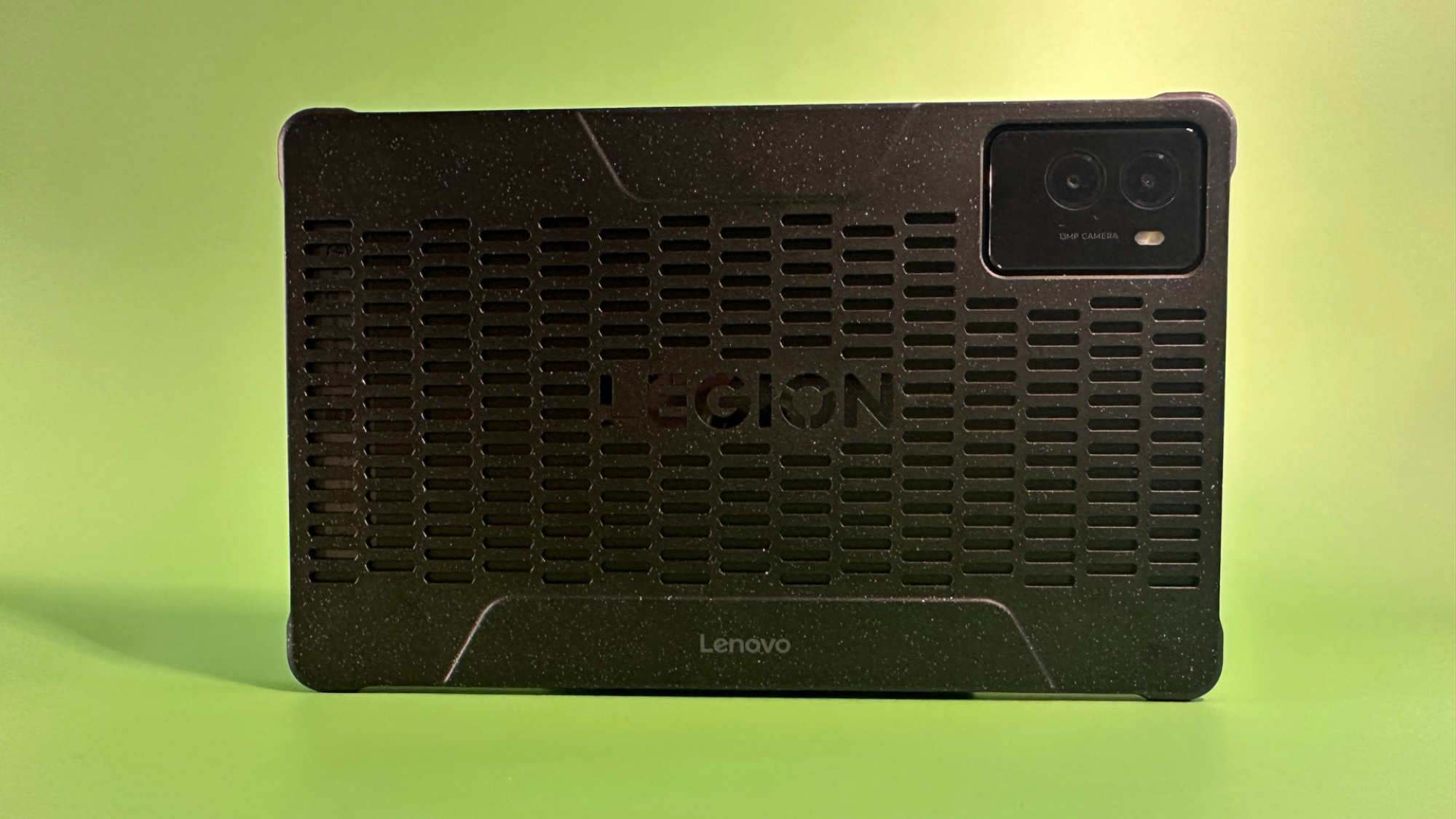 The backside of a Lenovo Legion Tab Gen 3