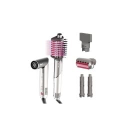 Shark FlexFusion Hair Dryer with Fusion Hair Brush, Ceramic Air Styler with Auto-Wrap Hair Curlers on a white background