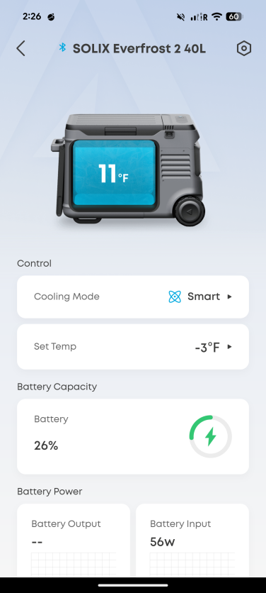 a screenshot of the anker solix everfrost 2 app