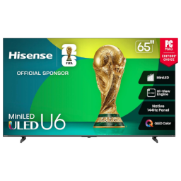 A Hisense 65-inch U6 Mini LED QLED 4K TV