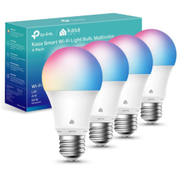 four tp-link kasa light bulbs