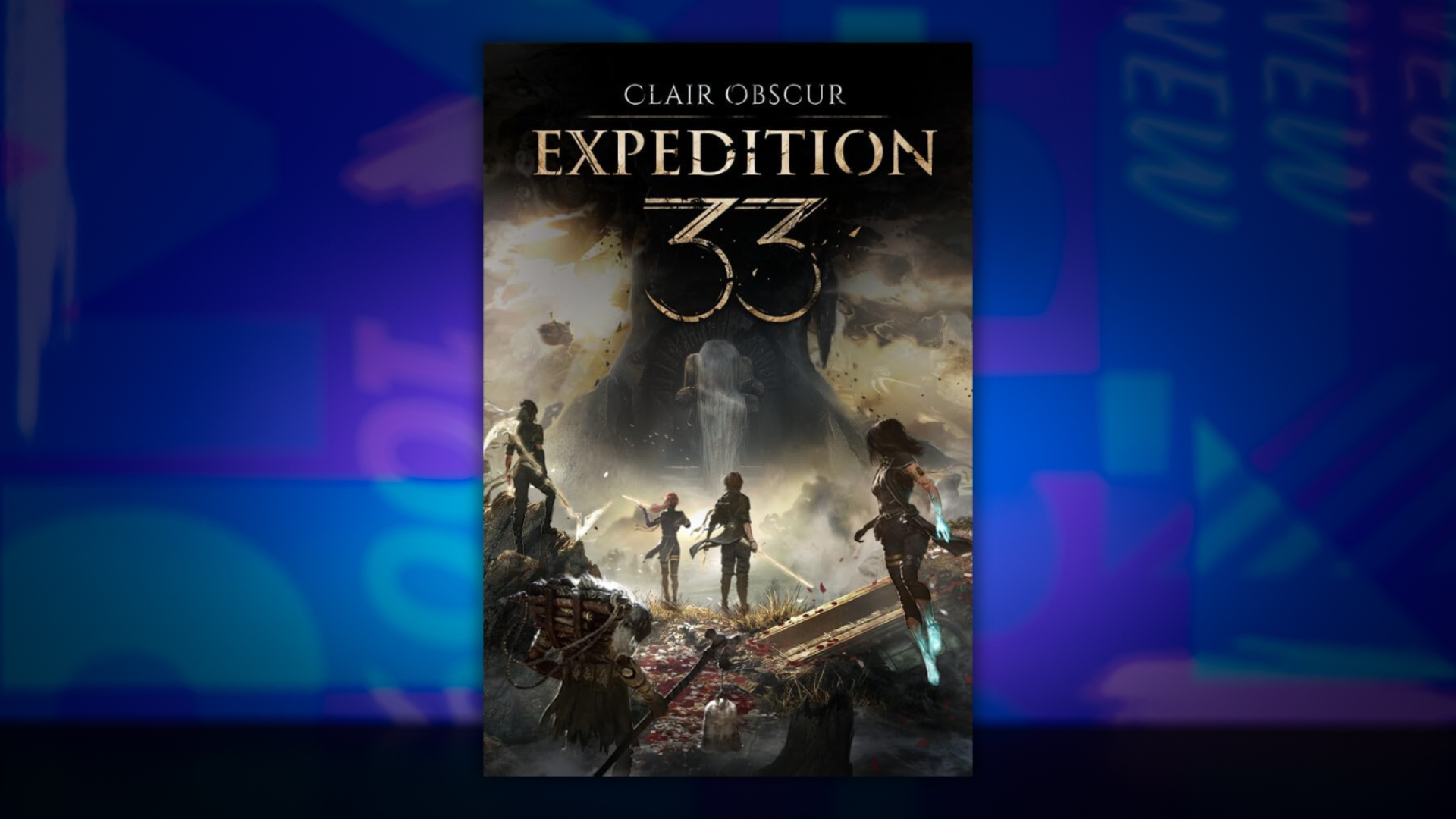 The game 'Clair Obscur: Expedition 33' on a colorful background.
