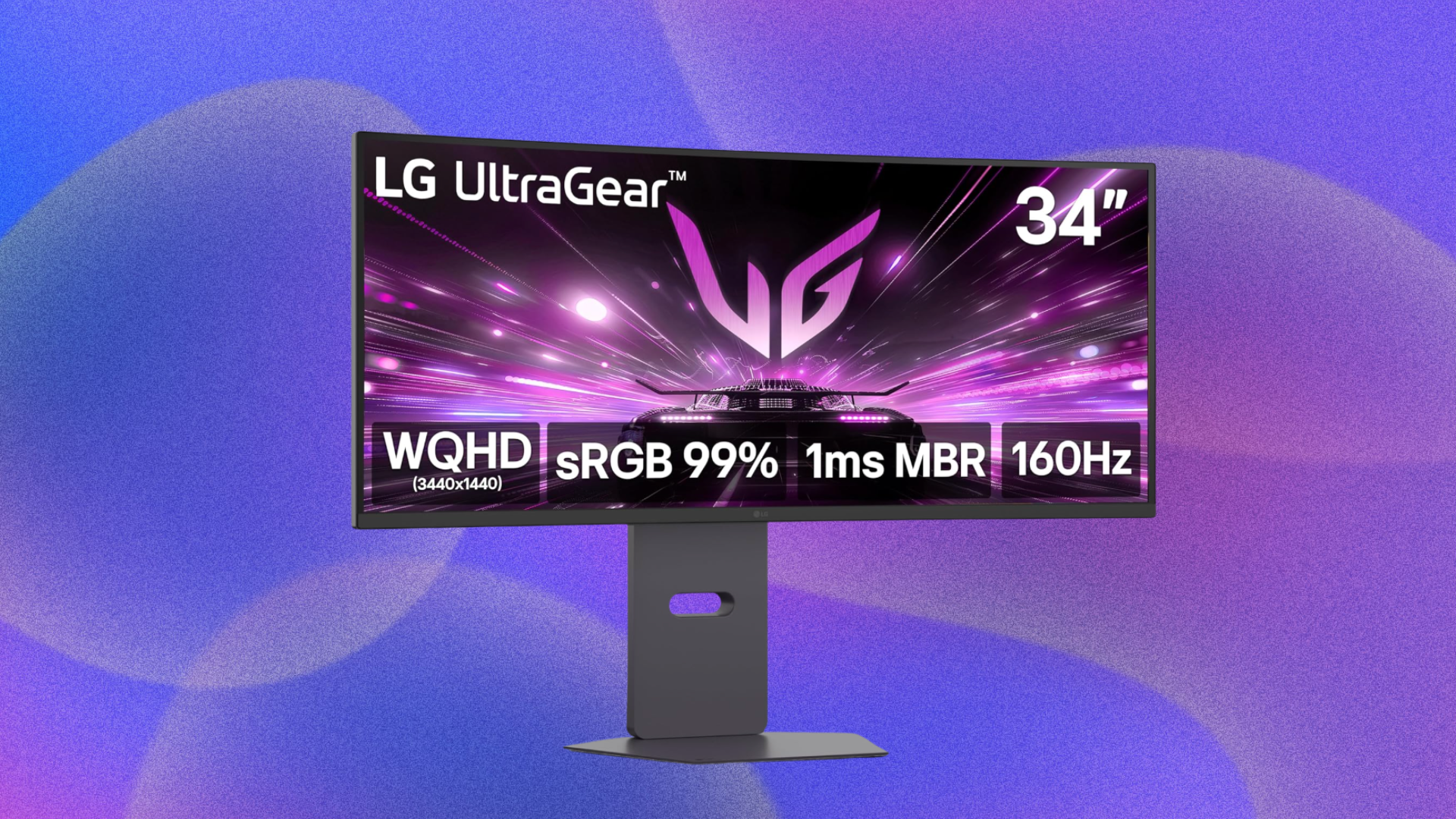 LG 34-inch curved gaming monitor