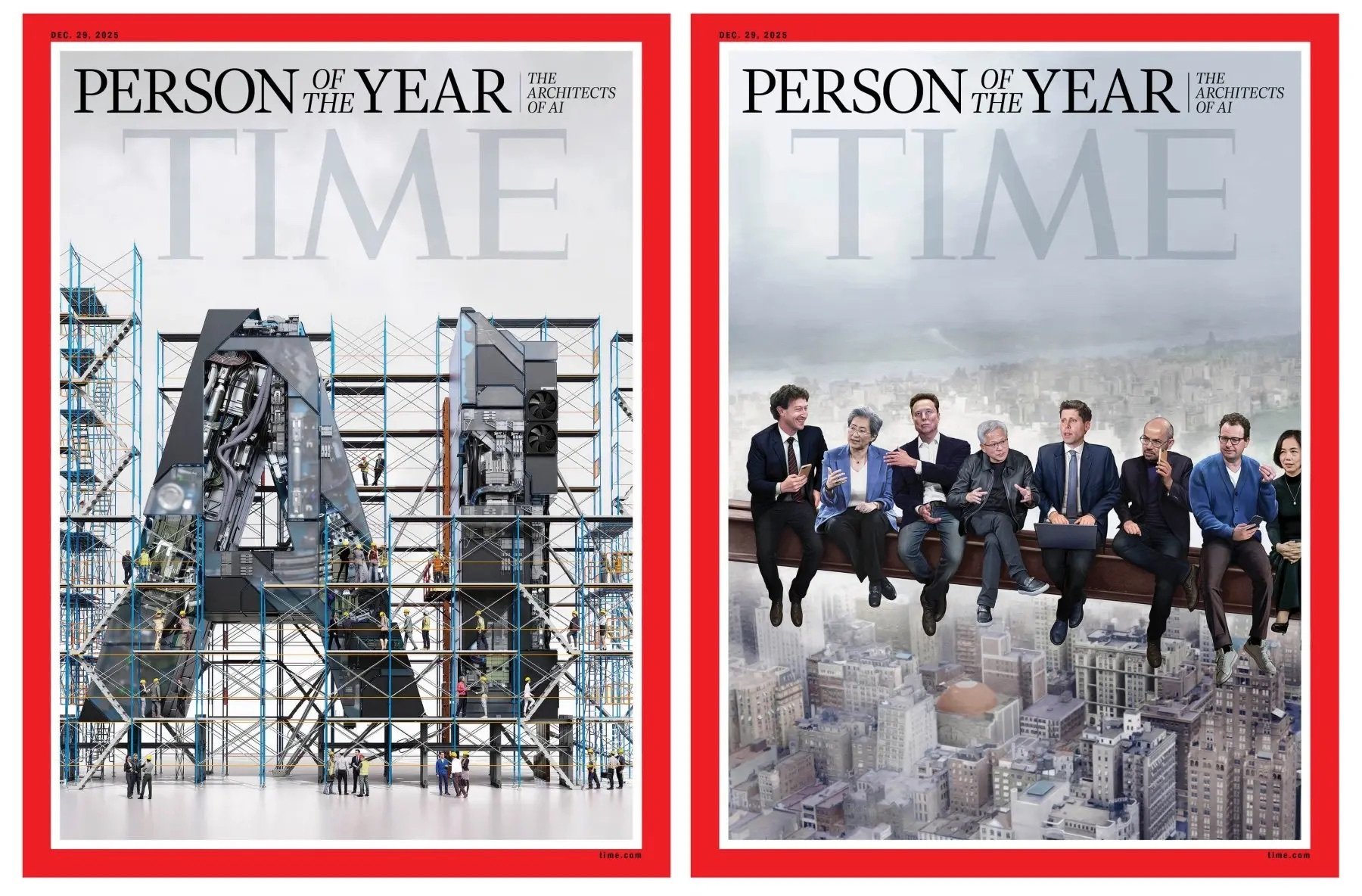 Time Magazine 2025 Person of the Year covers