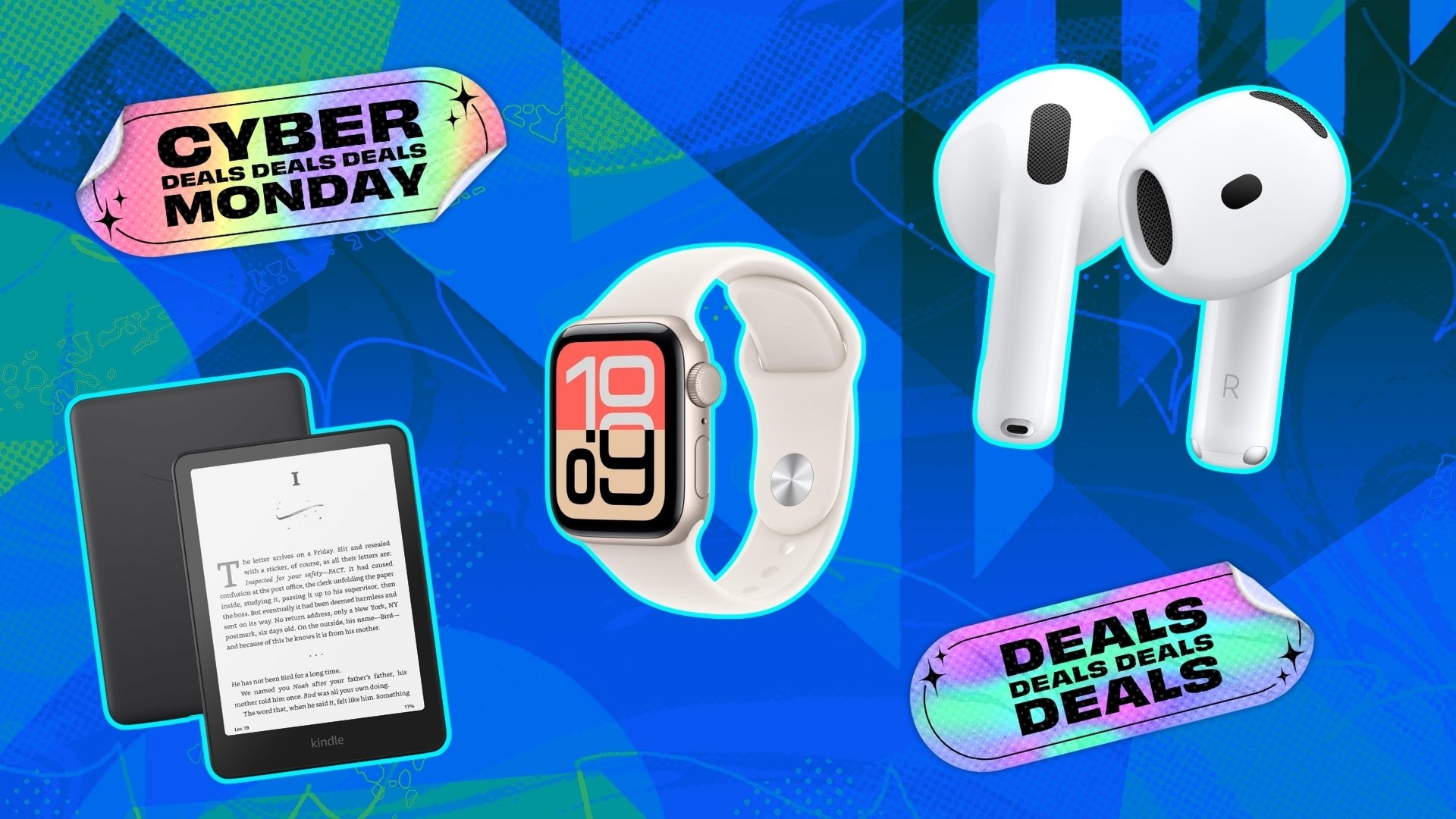 Cyber Monday deals kindle airpods Apple watch