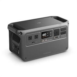 DJI Power 1000 Portable Power Station, 1024Wh LFP (LiFePO4) Battery, 70-Minute Fast Charging, 2200W Stable Output, Solar Generator for Home Backup, Camping & RVs, Off-grid, Power Outage