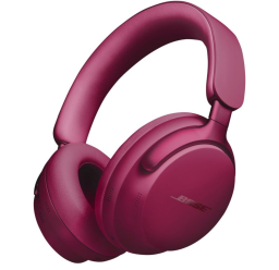 Bose QuietComfort Ultra headphones on white background
