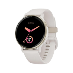 Garmin Vivoactive 5 smartwatch with white band