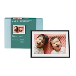 the Aura Carver 10-inch Digital Picture Frame with box