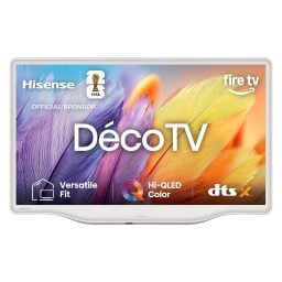 Hisense DécoTV with feathers as screensaver