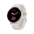 Garmin Vivoactive 5 smartwatch with white band