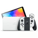 nintendo switch oled against a white background