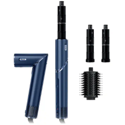 the shark flexstyle with attachments in indigo rush