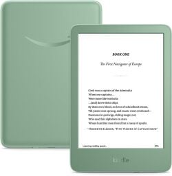 Amazon Kindle in matcha color