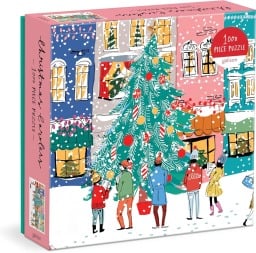 Galison Christmas Carolers 1000 Piece Jigsaw Puzzle