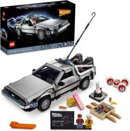 LEGO Icons Back to The Future Time Machine set with box