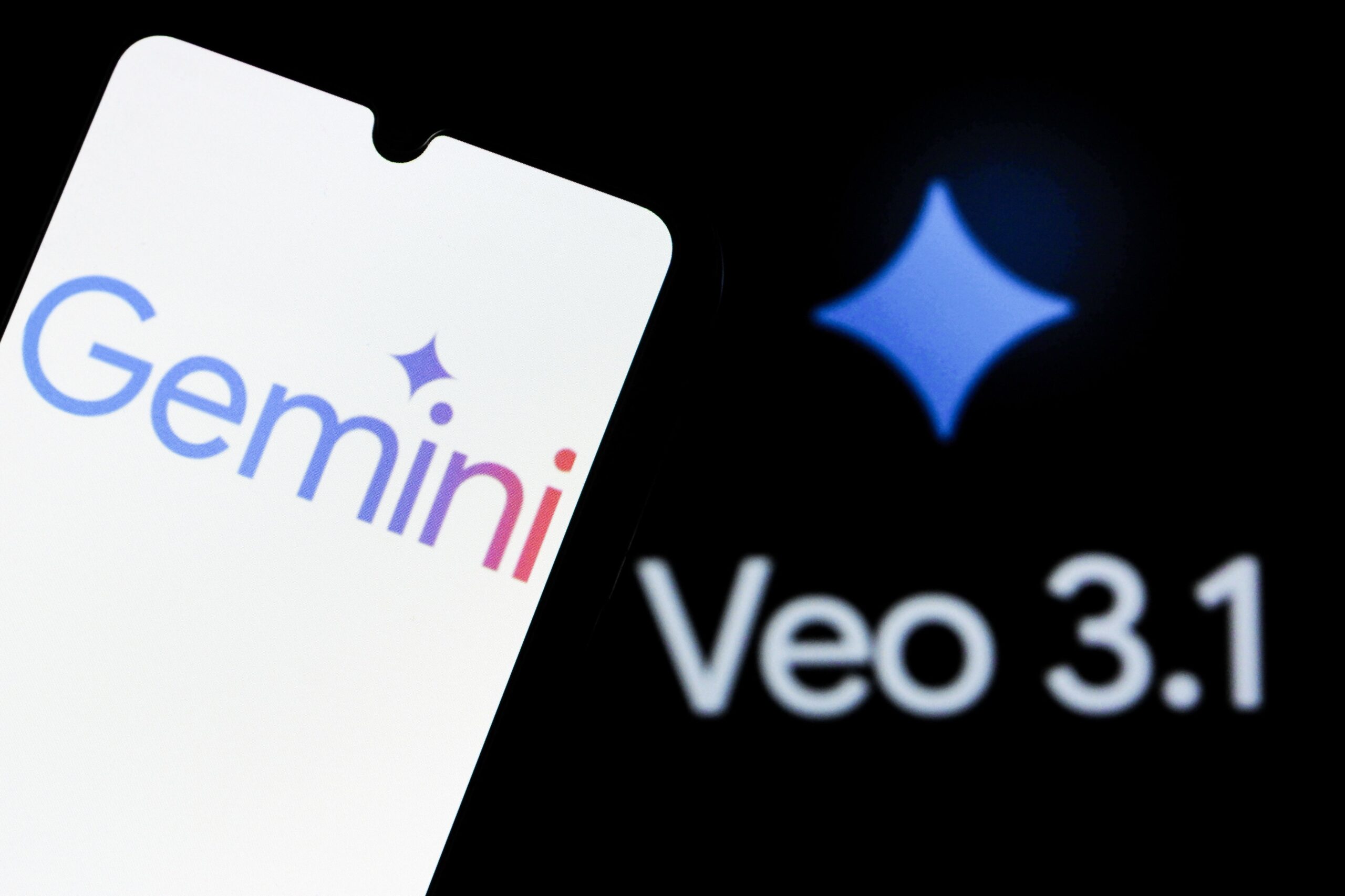 google gemini and veo 3.1 logos