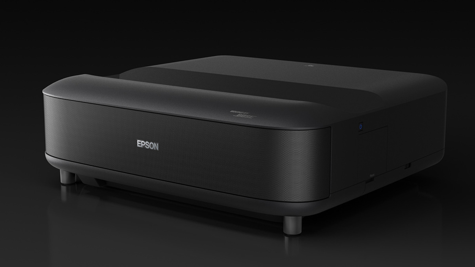 An  Epson Lifestudio Grand Ultra Short Throw Laser Projector