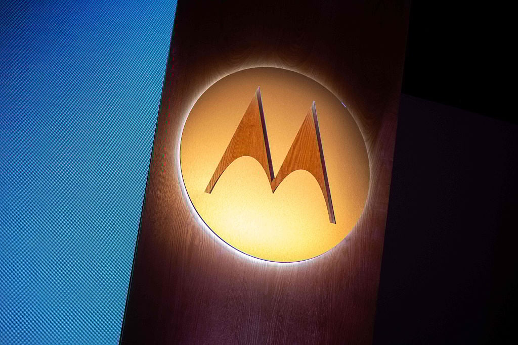 Motorola logo on building