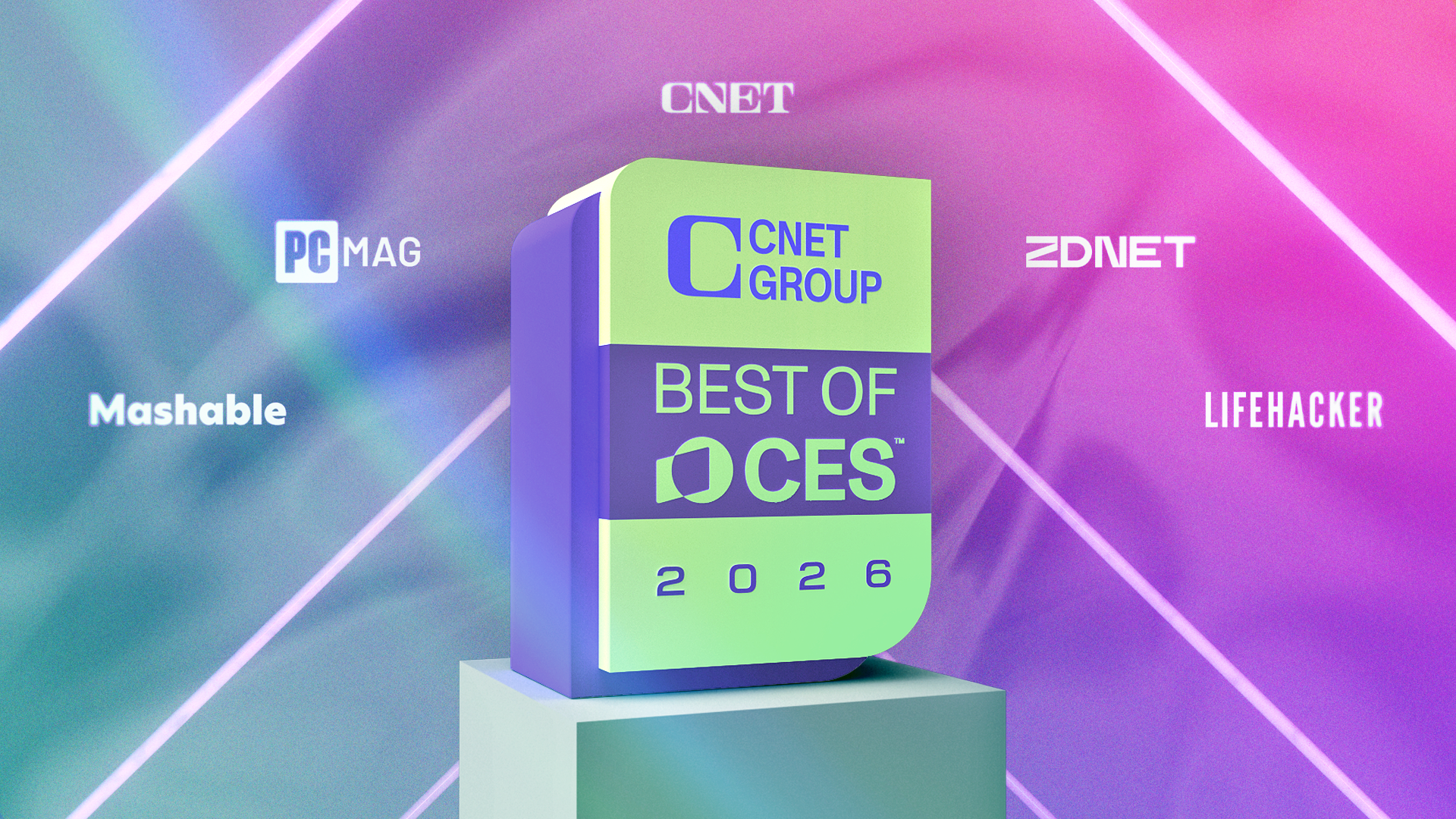 The logo for the Best of CES awards.