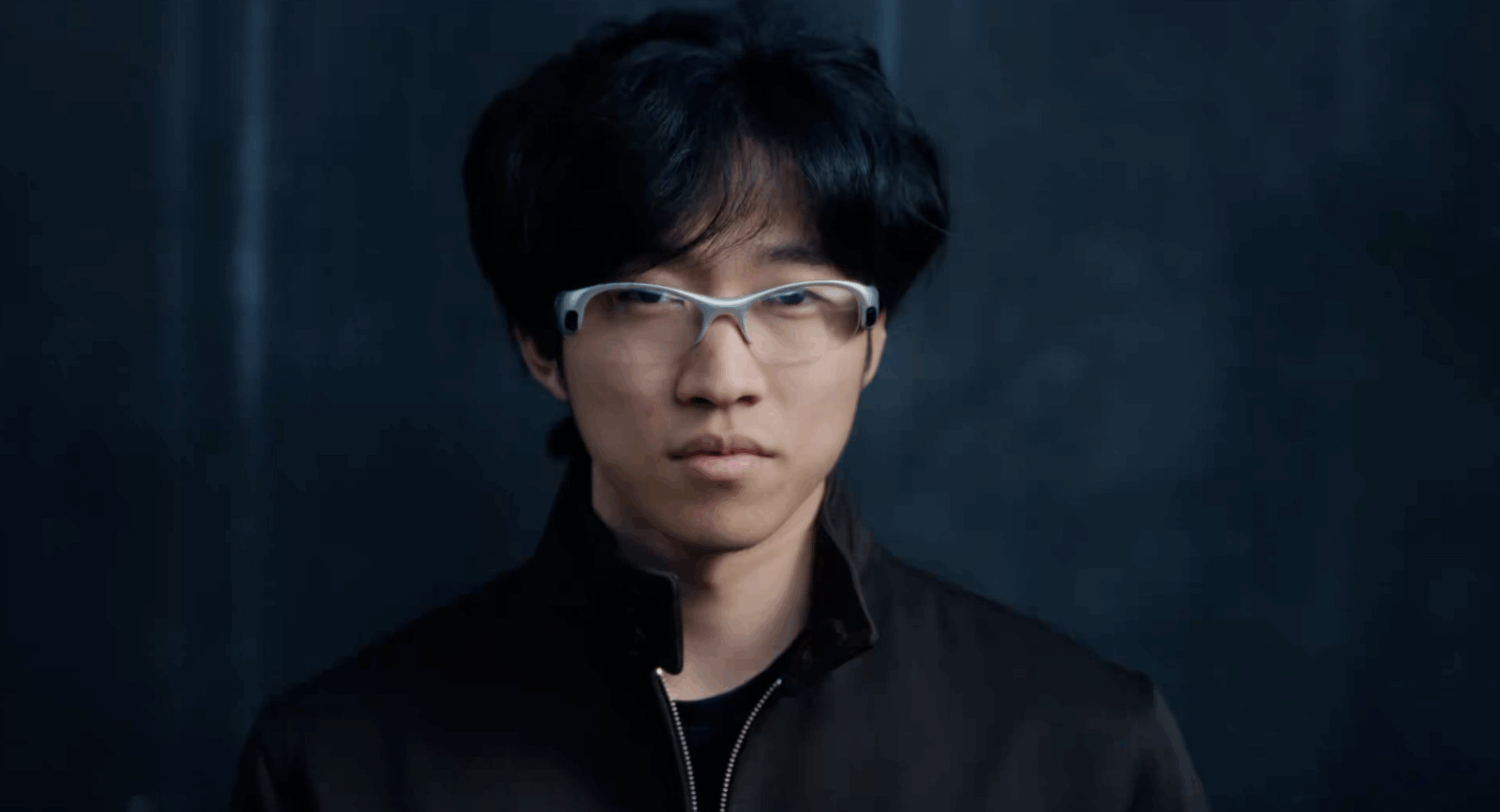 man wearing pickle ar glasses