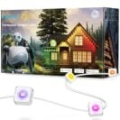 Govee Permanent Outdoor Lights 2, 100ft RGBIC Outdoor Lights with 72 LED Lights, IP67 Waterproof, 100 Scene Modes with 40lm White for Halloween Decor, Works with Alexa, Google Assistant, White Version