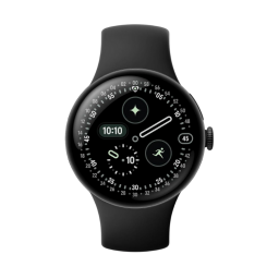 Google Pixel Watch 4 LTE on white background