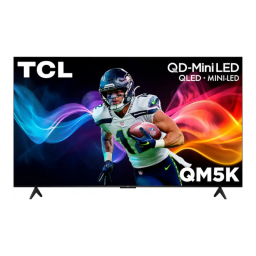 TCL QM5K 4K UHD TV on white background