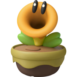 A Nintendo Talking Flower figurine